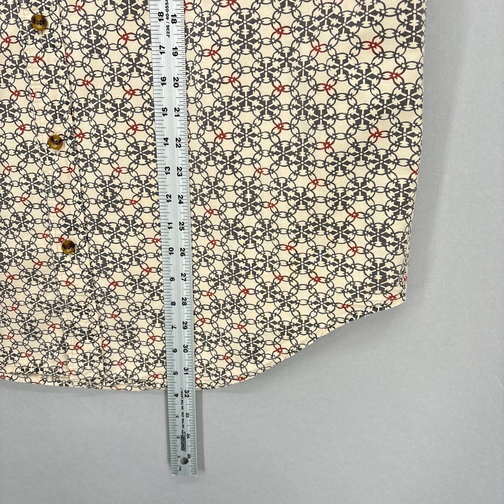 Territory Ahead Shirt Mens XL Button Down Cowboy Western Barbed Wire Pattern VTG - Picture 8 of 11